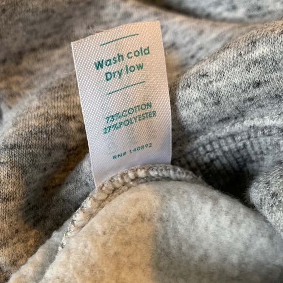 Marine Layer "Banks Crewneck" light heather gray sweatshirt - Picture 6 of 7